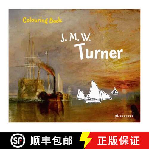 【3-4周达】J M W Turner Coloring Book: Colouring Book [9783791370903]