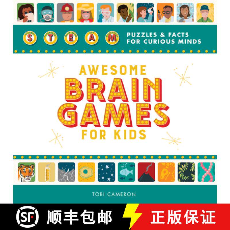 预订 Awesome Brain Games for Kids: Steam Puzzles and Facts for Curious Minds [9781641527514]