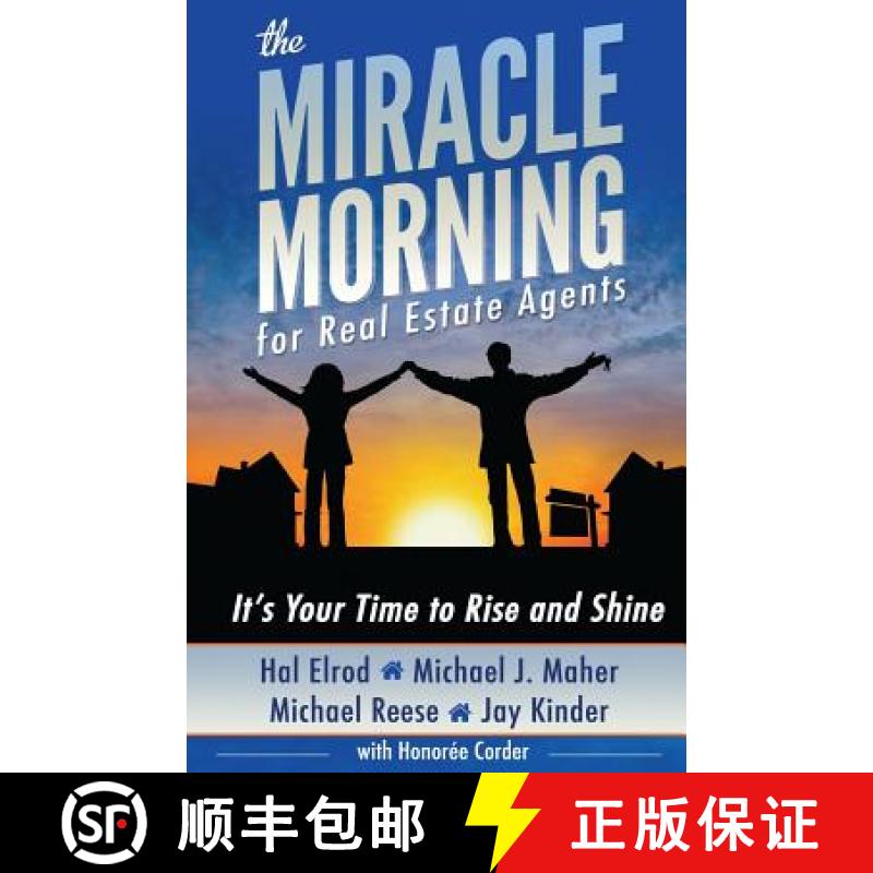 【3-4周达】The Miracle Morning for Real Estate Agents: It's Your Time to Rise and Shine [9781942589006]