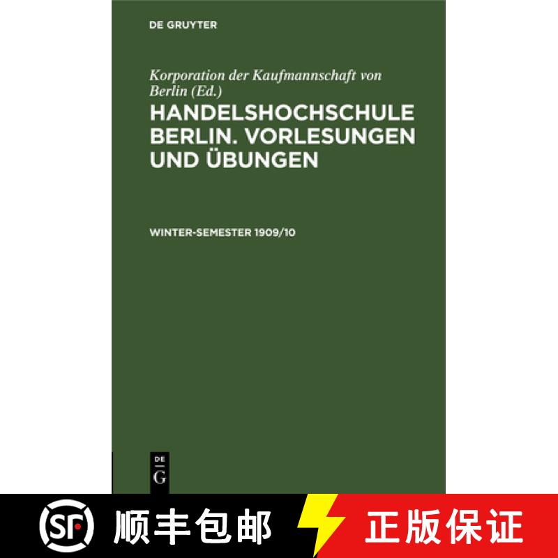 【4周达】Winter-Semester 1909/10 [9783112609453]