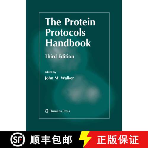 【3-4周达】精装 The Protein Protocols Handbook (Third Edition 2009) [9781588298805]