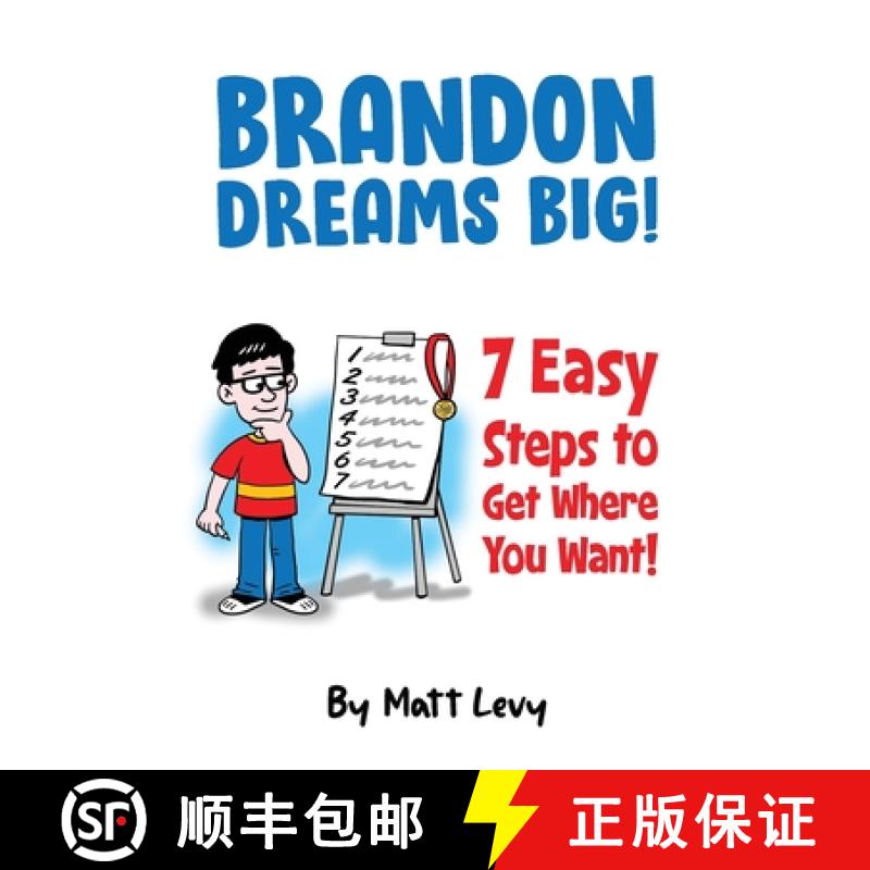 【3-4周达】Brandon Dream Big! 7 easy steps to get where you want! [9780645125269]