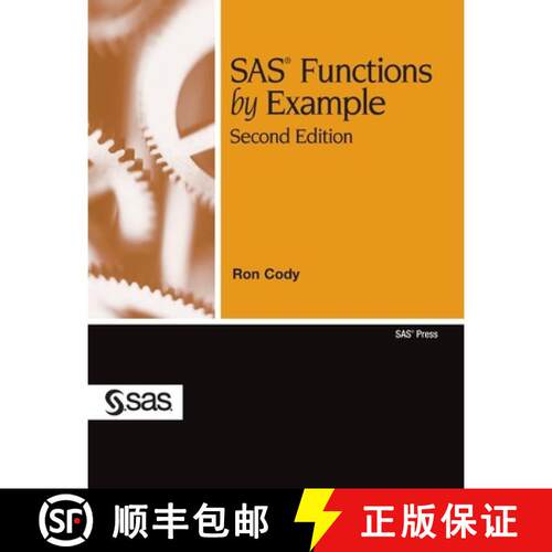 【3-4周达】精装 SAS Functions by Example, Second Edition (Hardcover edition) [9781642955705]