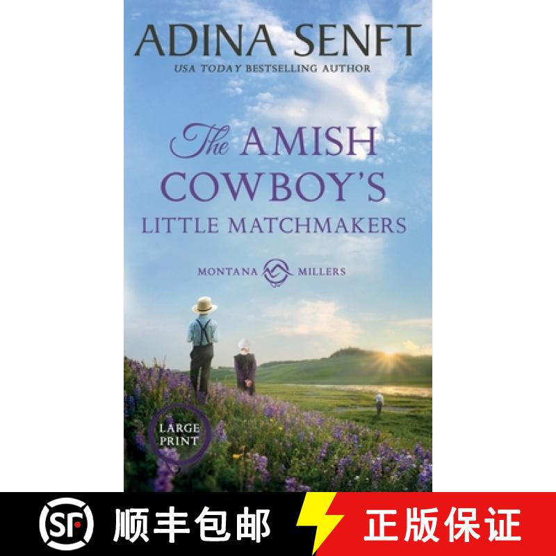 【3-4周达】The Amish Cowboy's Little Matchmakers (Large Print Hardcover) [9781963929546]