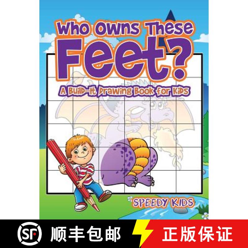 【3-4周达】Who Owns These Feet? A Build-It Drawing Book for Kids [9781541933491]
