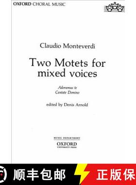 【3-4周达】Two Motets for mixed voices: Vocal score [9780193375833]