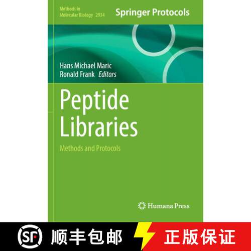 【3-4周达】Peptide Libraries: Methods and Protocols [9781071645802]
