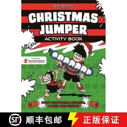 【3-4周达】Beano Christmas Jumper Activity Book [9781787412613]