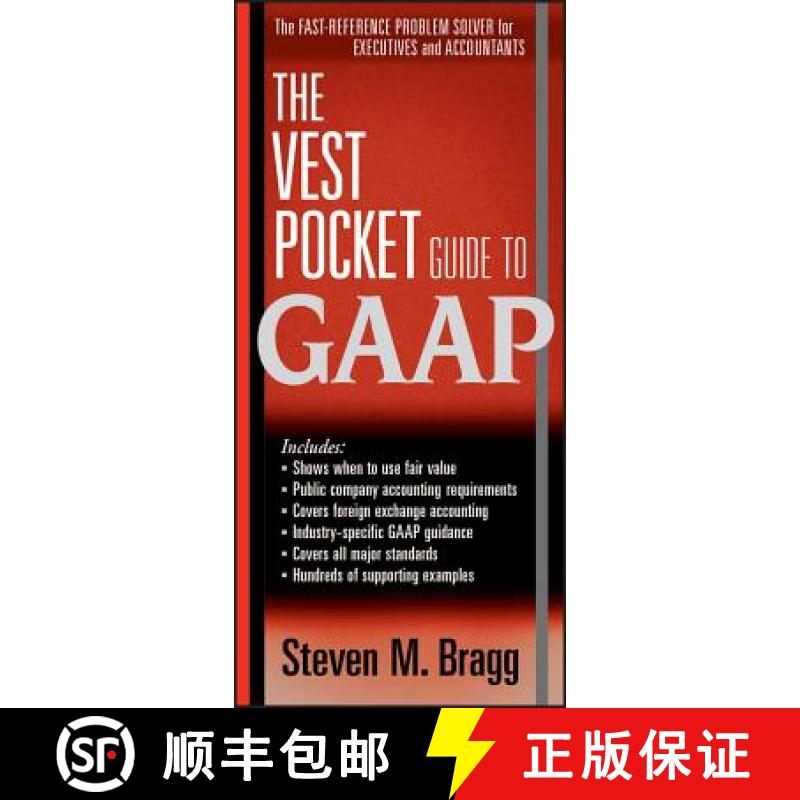 【3-4周达】The Vest Pocket Guide To Gaap [Wiley会计] [9780470767825]