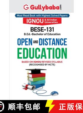【3-4周达】BESE-131 Open And Distance Education [9789388149488]