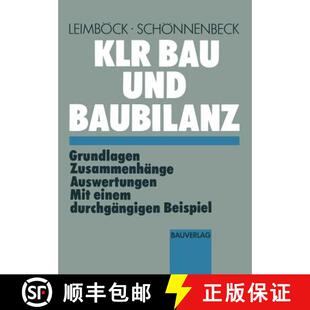 Klr 9783322895479 Durchgängig... Zusammenhänge 4周达 Auswertungen Und Bau Einem Baubilanz Mit Grundlagen
