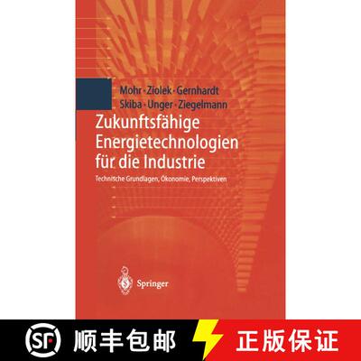 【3-4周达】Zukunftsfähige Energietechnologien für die Industrie: Technische Grundlagen, Ökonomie, ... [9783540638407]