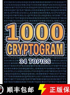 预订 1000 Cryptogram Puzzles Brain-Boosting Word Challenges for Puzzle Lovers: Decode Hidden Messages... [9781923176102]