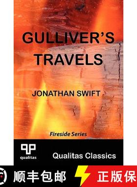 【3-4周达】Gulliver's Travels (Qualitas Classics) [9781897093580]