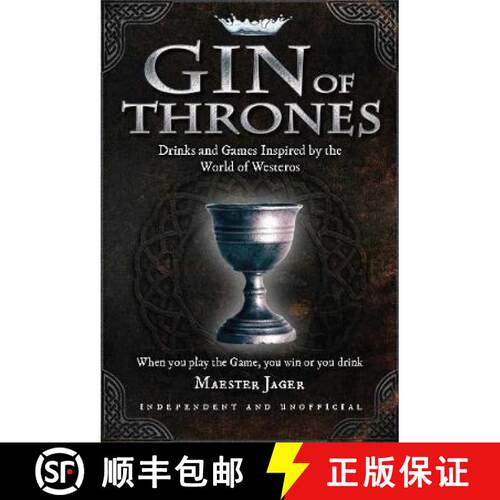 【3-4周达】精装 Gin of Thrones: Cocktails & drinking games inspired by the World of Westeros [9781911610281]