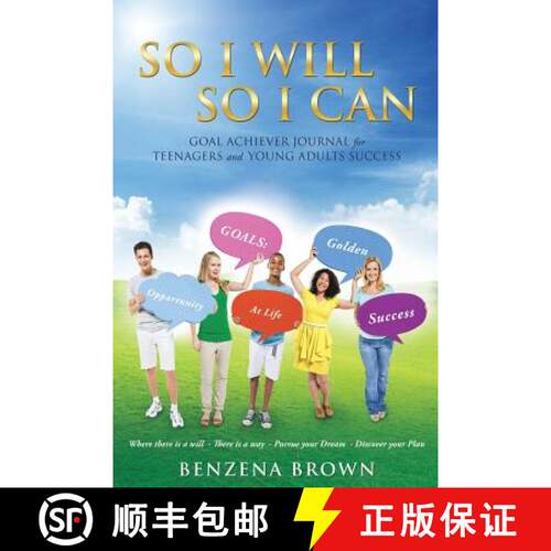 【3-4周达】So I Will So I Can Goal Achiever Journal for Teenagers and Young Adults Success [9781628719314]