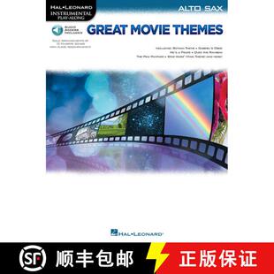 Play Movie Instrumental Online 9781495005558 Book Along 4周达 Alto Themes Great Audio Saxophone