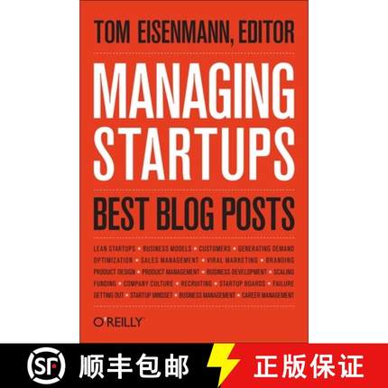 【3-4周达】Managing Startups - Best Blog Posts [9781449367879]