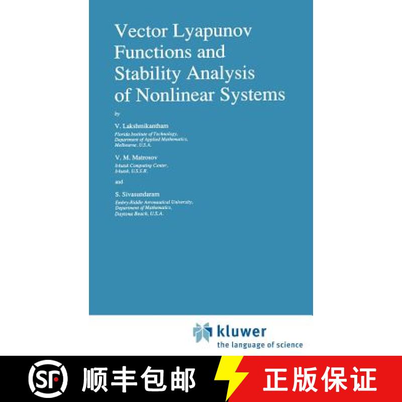 【3-4周达】Vector Lyapunov Functions and Stability Analysis of Nonlinear Systems [9780792311522]