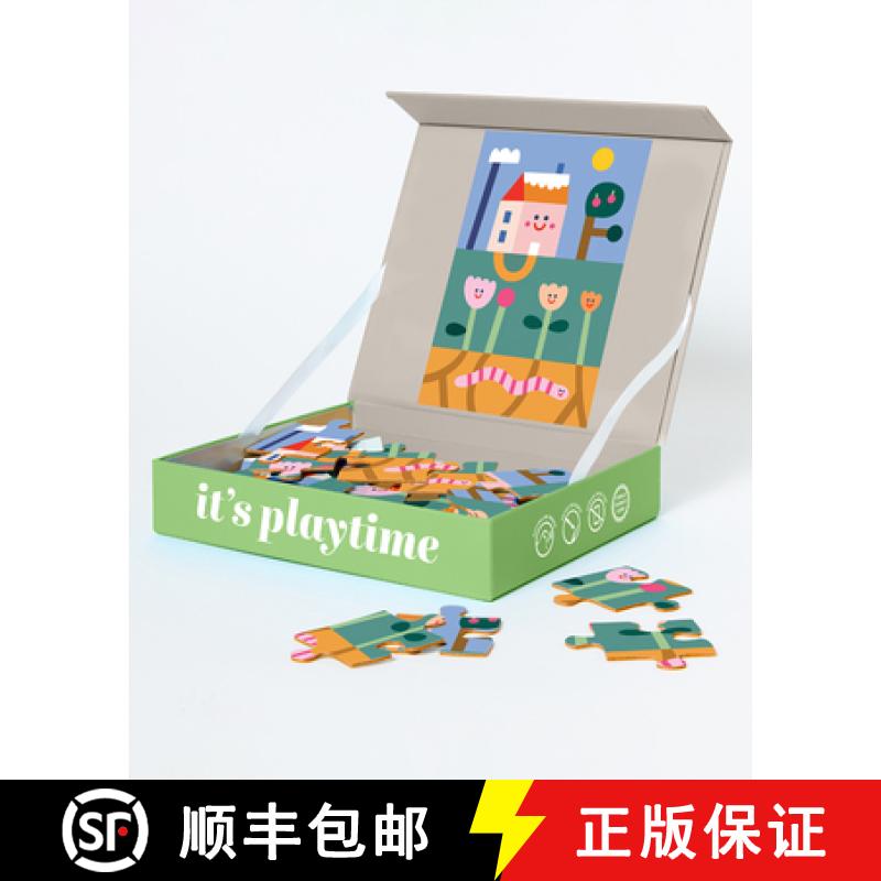 【3-4周达】Under the Garden 24 Piece Kids Jigsaw Puzzle - Fun & Educational Puzzle for Ages 4+ [9781488969737]