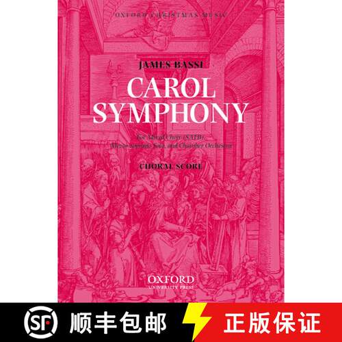 【3-4周达】Carol Symphony: Choral Score (Vocal score) [9780193865747]