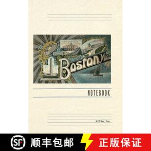 Greetings 9798385421671 4周达 Massachusetts Boston from Notebook Lined Vintage