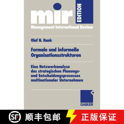 【3-4周达】Formale und informelle Organisationsstrukturen: Eine Netzwerkanalyse des strategischen Pla... [9783409124799]