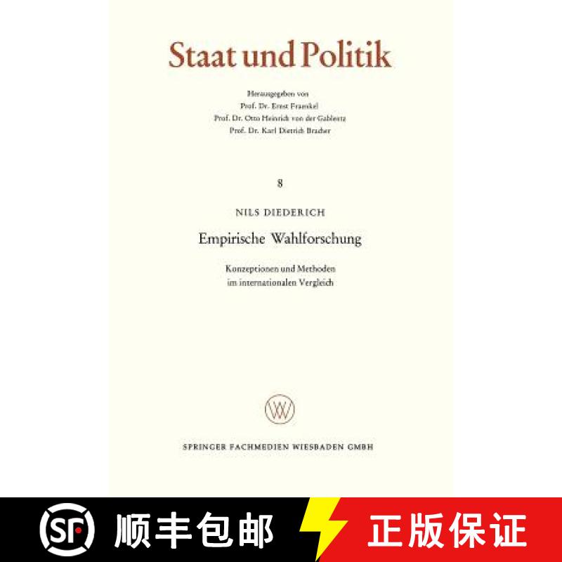 【3-4周达】Empirische Wahlforschung : Konzeptionen und Methoden im internationalen Vergleich [9783663004813]