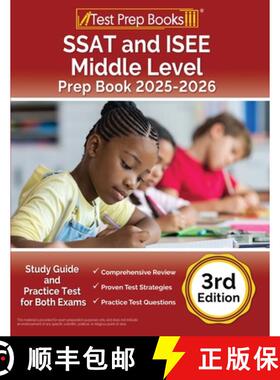 【3-4周达】SSAT and ISEE Middle Level Prep Book 2025-2026: Study Guide and Practice Test for Both Exa... [9781637759837]