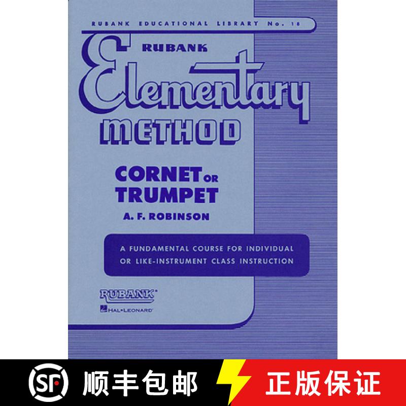 预订 Rubank Elementary Method: Cornet or Trumpet [9781423444794]