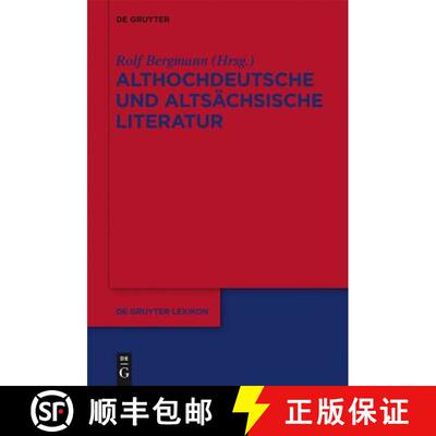 【3-4周达】精装 Althochdeutsche Und Altsachsische Literatur [9783110245493]