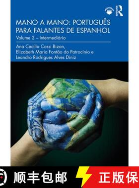 【3-4周达】Mano a Mano: Português para Falantes de Espanhol: Volume 2 - Intermediário [9780367245078]
