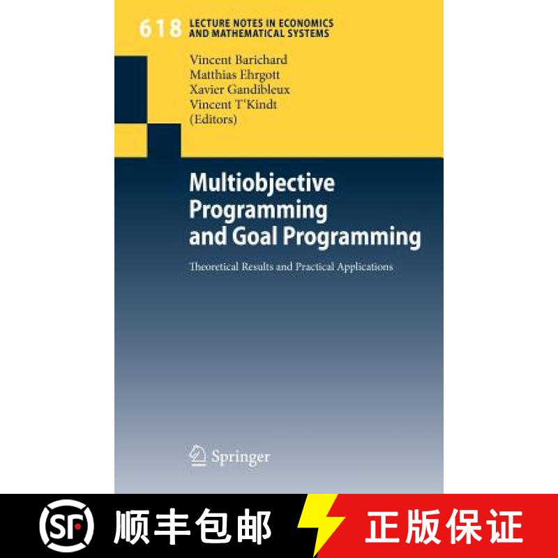 【3-4周达】Multiobjective Programming and Goal Programming : Theoretical Results and Practical Applic... [9783540856450]
