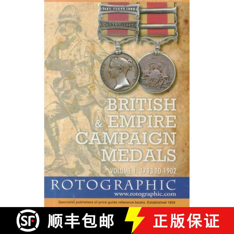 【3-4周达】British and Empire Campaign Medals: 1793 to 1902 - V. 1 [9780948964640]