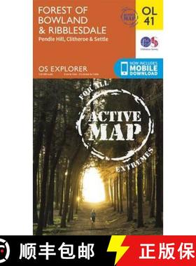 【3-4周达】Forest of Bowland & Ribblesdale, Pendle Hill, Clitheroe & Settle [9780319469590]