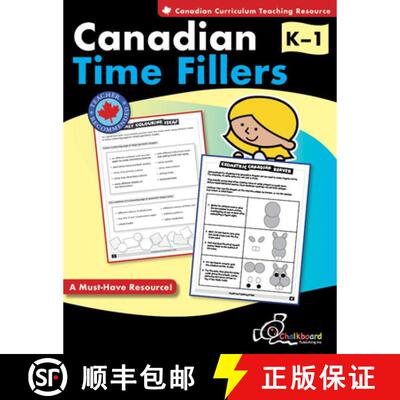 【3-4周达】Canadian Time Fillers Grades K-1 [9780978223489]