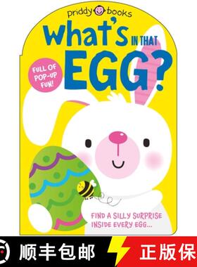 【3-4周达】What's in That Egg?: An Easter Surprise Pop-Up Book [9781684495771]