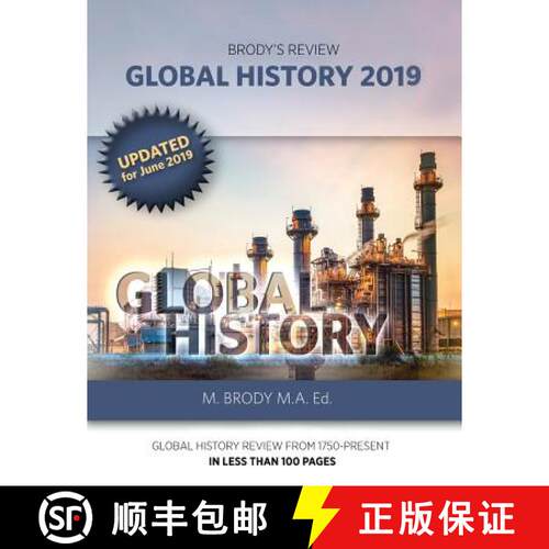 【3-4周达】Brody's Review: Global History 2019: GLOBAL HISTORY REVIEW FROM 1750-PRESENT IN LESS THAN ... [9781948303217]