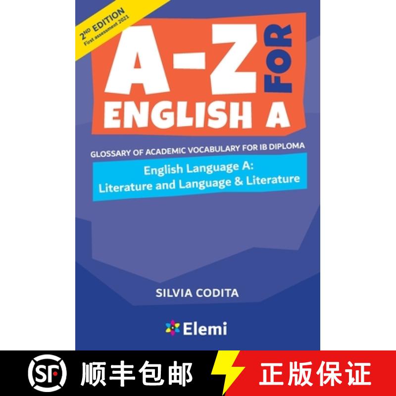 【3-4周达】A-Z for English A: Literature and Language & Literature 2nd ed: Glossary of academic vocab... [9781916413122]