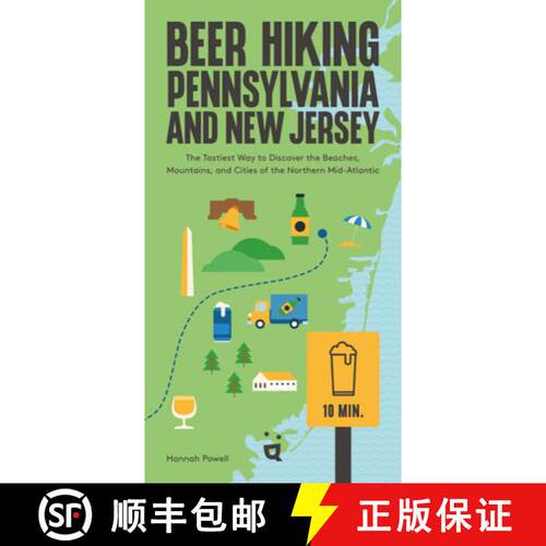 【3-4周达】Beer Hiking Pennsylvania and New Jersey : The Tastiest Way to Discover the Beaches, Mounta... [9783039640621]