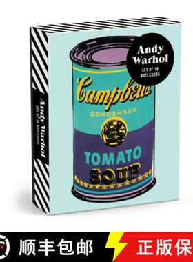 【3-4周达】Warhol Pop Art Notecard Set [9780735382794]
