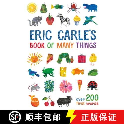 【3-4周达】精装 Eric Carle's Book of Many Things : Over 200 First Words [9780141374369]