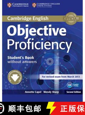 【3-4周达】Objective Proficiency Student's Book without Answers with Downloadable Software: - Objecti... [9781107611160]