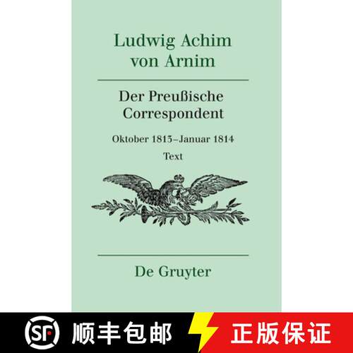 【3-4周达】精装 Der Preußische Correspondent [9783110760545]