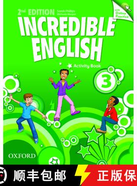 【3-4周达】Incredible English: 3: Workbook with Online Practice Pack [9780194442879]