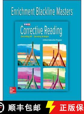 【3-4周达】Corrective Reading Decoding Level B1, Enrichment Blackline Master [9780076112234]