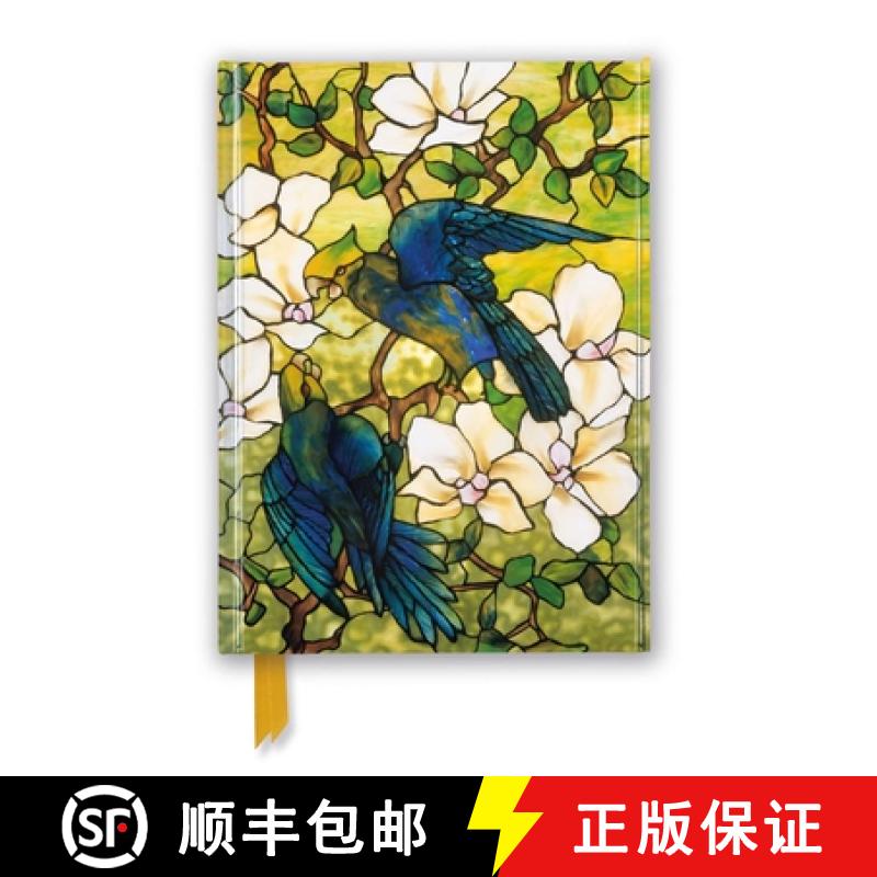 【3-4周达】Louis Comfort Tiffany: Hibiscus and Parrots, C. 1910-20 (Foiled Journal) [9781839648526]