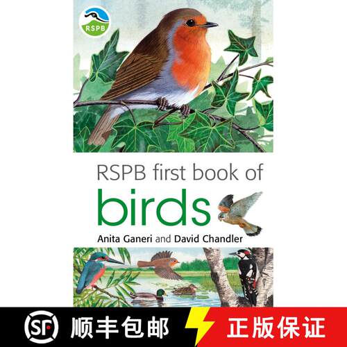 【3-4周达】Rspb First Book of Birds. by Anita Ganeri [9781408137185]