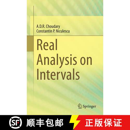 【3-4周达】精装 Real Analysis on Intervals [9788132221470]