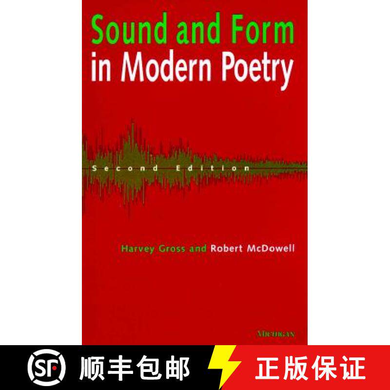 【3-4周达】Sound and Form in Modern Poetry: Second Edition [9780472065172]